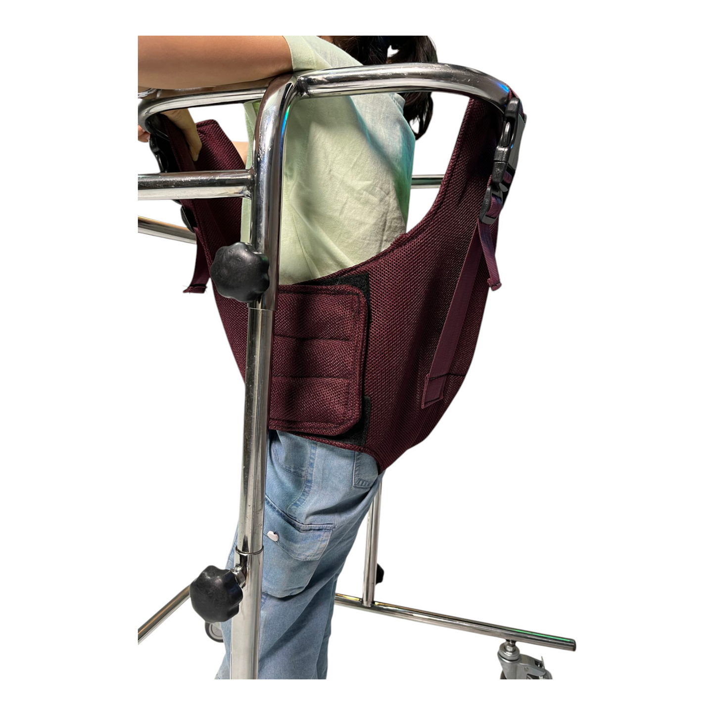 Four-Wheels Upright Training Walker (Tulip)