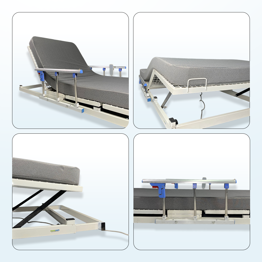 Motorized Reclining Back & Knee Rest Support Beds - ( BedMate )