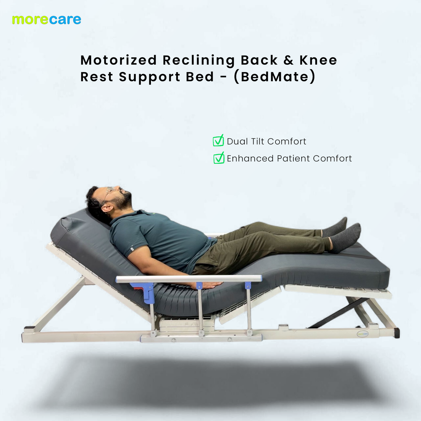 Motorized Reclining Back & Knee Rest Support Beds - ( BedMate )