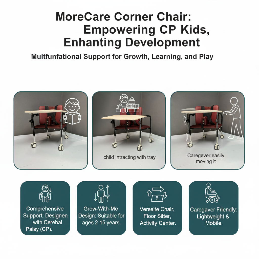 Corner Positioning Chair – Floor Sitting Support for Children with Cerebral Palsy