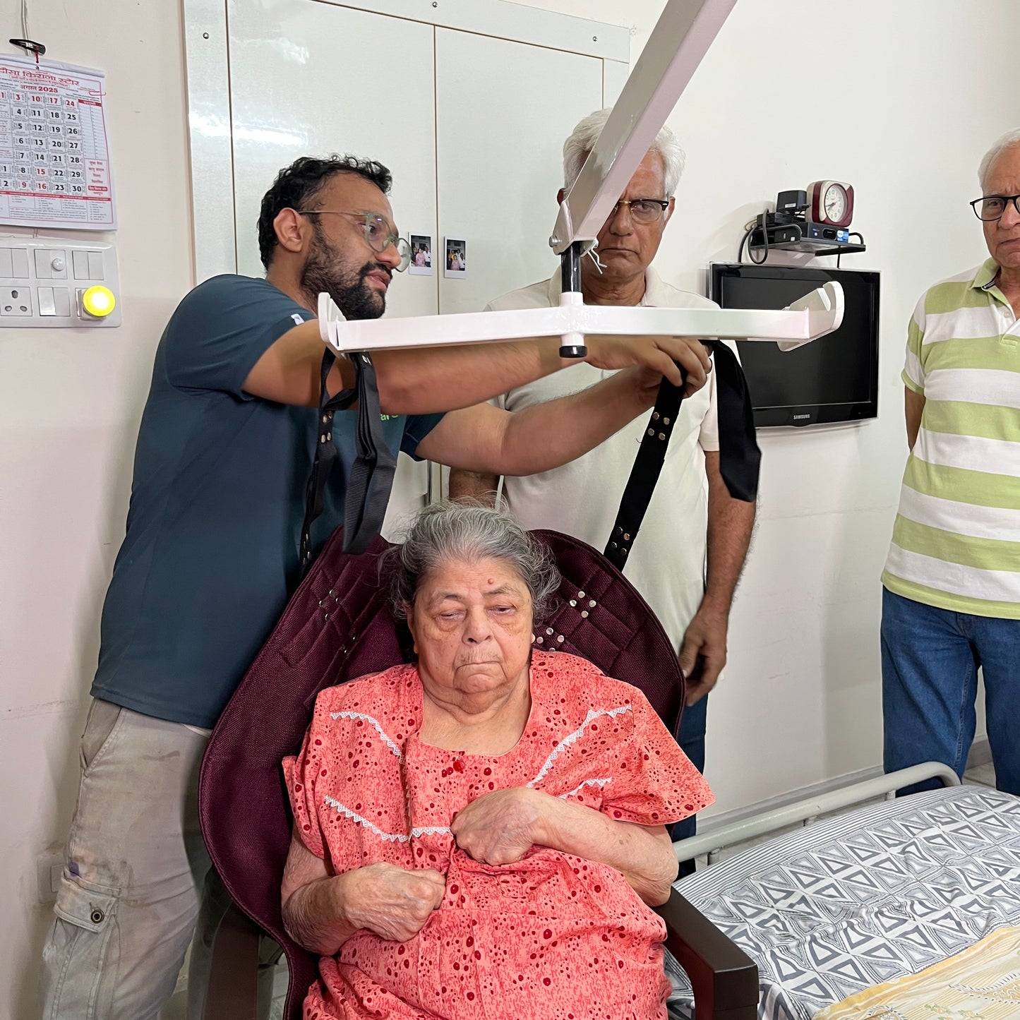 Electric Patient Lift & Transfer Hoist with Walk Sling - Snapdragon