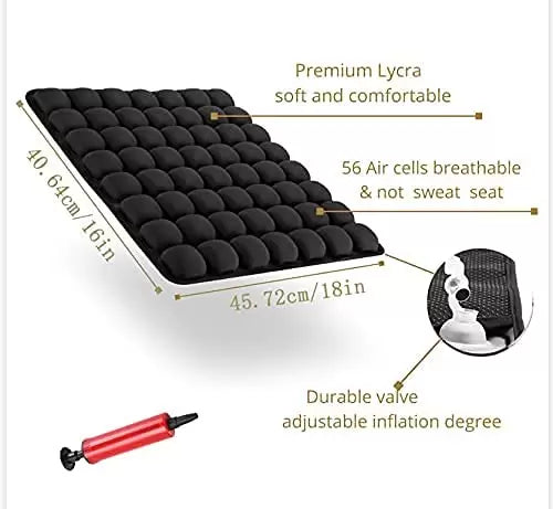 Morecare Inflatable Air Seat Cushion for Wheelchairs ( Roho Type Cushion )