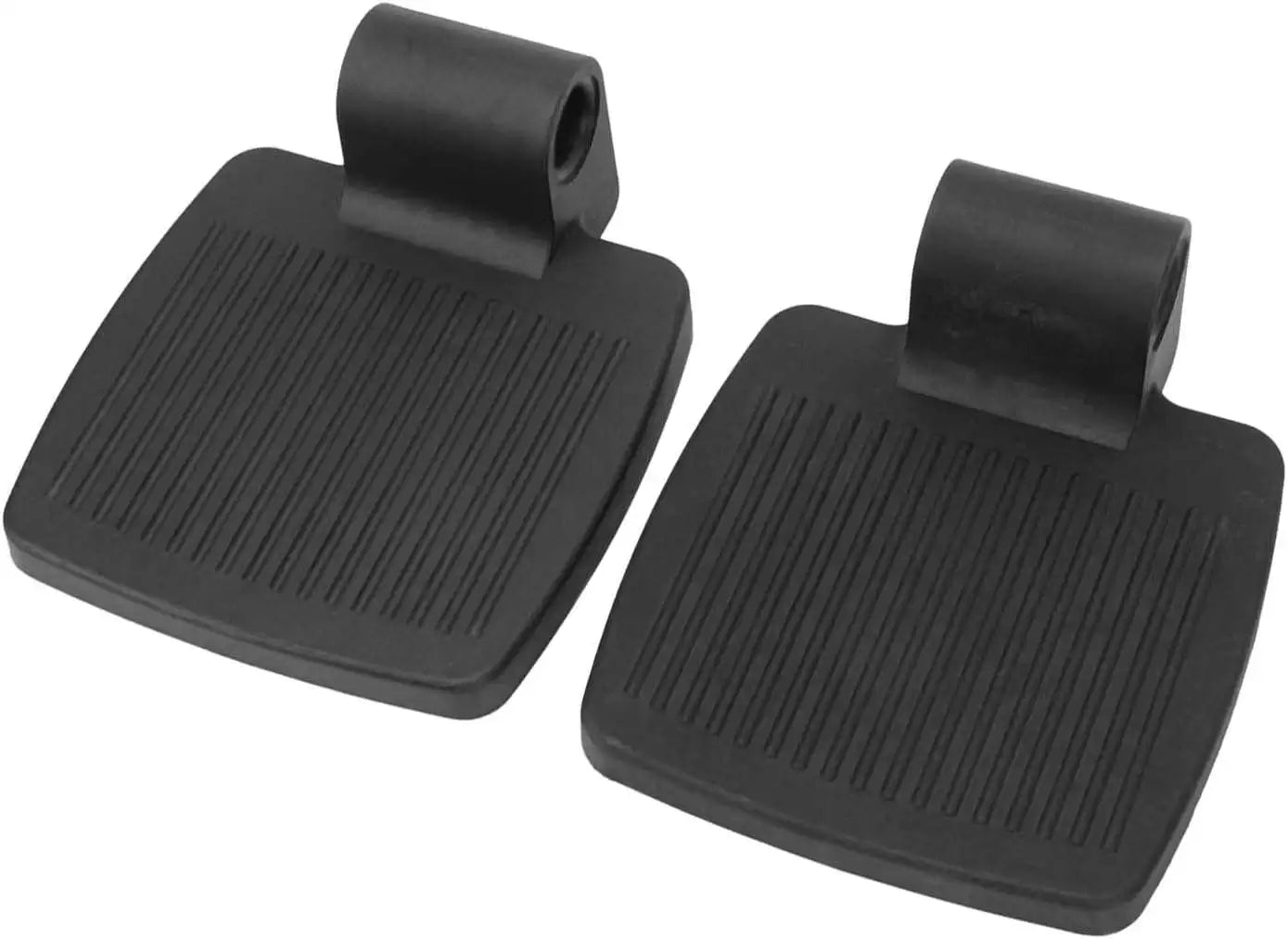 Morecare Durable Wheelchair Footrest Hole Size 19 MM, 2pcs Wheelchair Foot Rest Plate