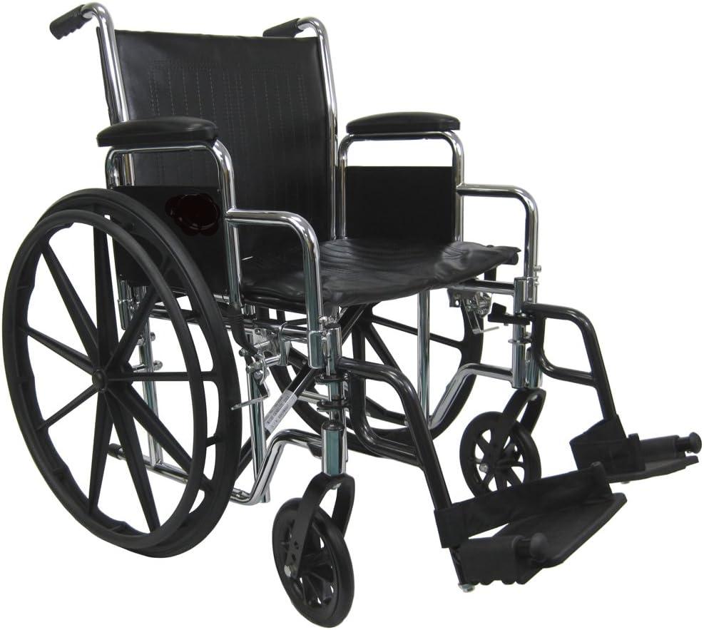 Morecare 24-Inch Extra-Wide Bariatric Wheelchair with Desk-Length Removable Arms, Heavy-Duty Casters, and 204 kg Capacity