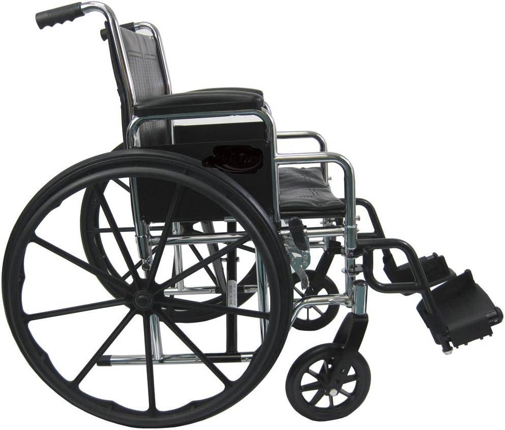 Morecare 24-Inch Extra-Wide Bariatric Wheelchair with Desk-Length Removable Arms, Heavy-Duty Casters, and 204 kg Capacity