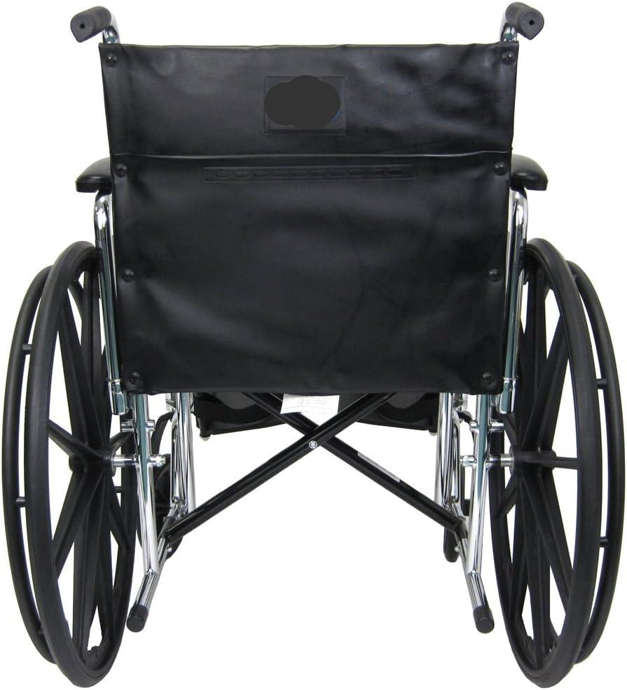 Morecare 24-Inch Extra-Wide Bariatric Wheelchair with Desk-Length Removable Arms, Heavy-Duty Casters, and 204 kg Capacity