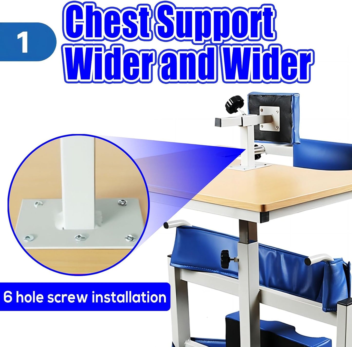 MORECARE Stroke Rehabilitation Standing Frame - Stand Type (Optional Toe Adjuster)