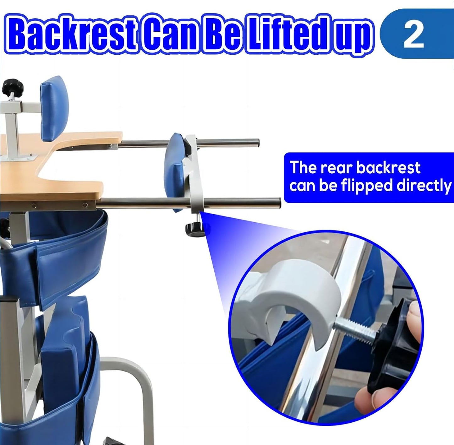 MORECARE Stroke Rehabilitation Standing Frame - Stand Type (Optional Toe Adjuster)