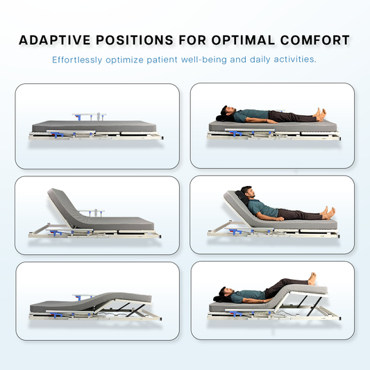 Motorized Reclining Back & Knee Rest Support Beds - ( BedMate )