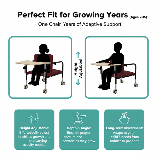Corner Positioning Chair – Floor Sitting Support for Children with Cerebral Palsy