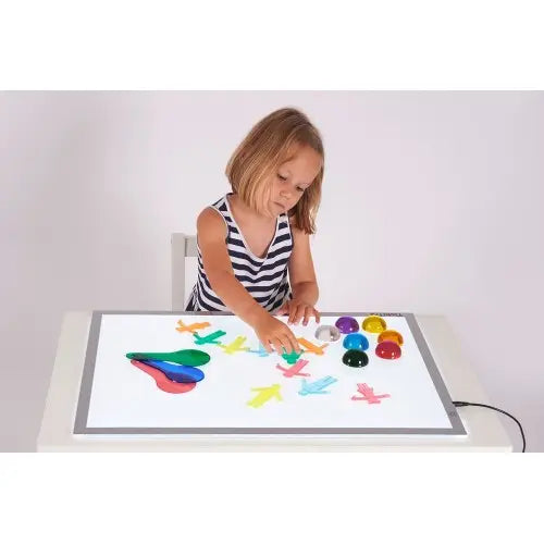 MORECARE Illuminating Sensory Table Pad for Children with Cerebral Palsy