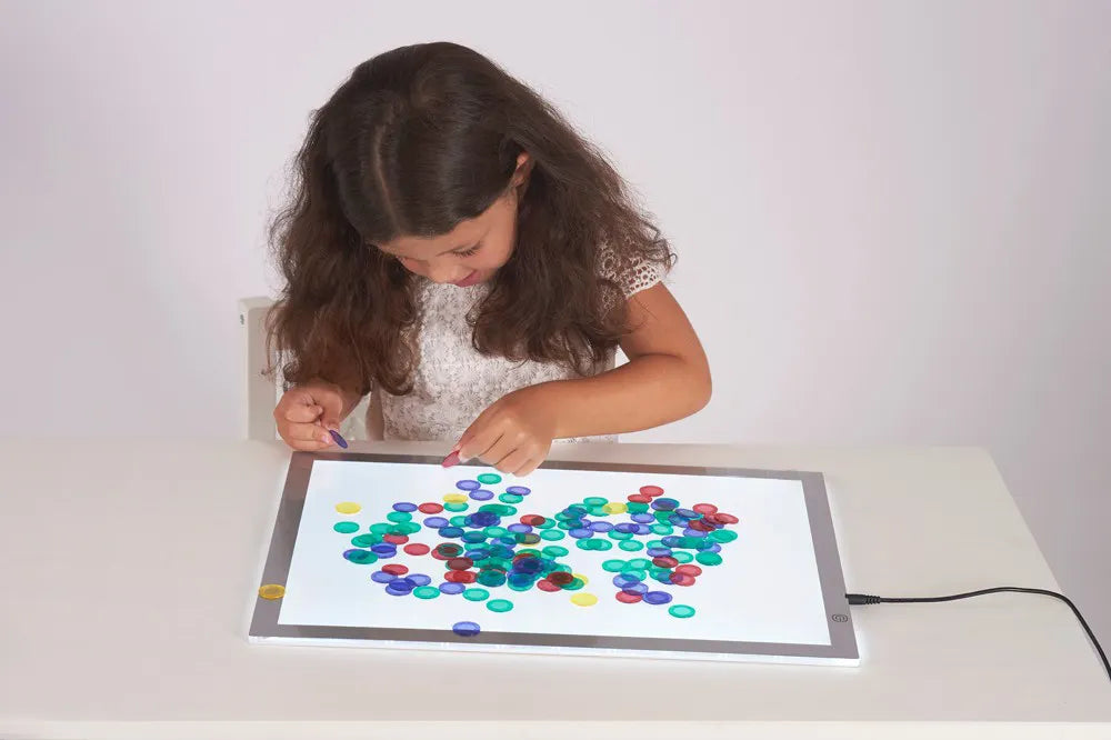 MORECARE Illuminating Sensory Table Pad for Children with Cerebral Palsy