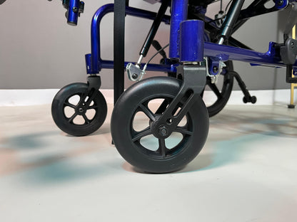 Tilt & Reclining CP Wheelchair Cum Stroller – Blue Flax
