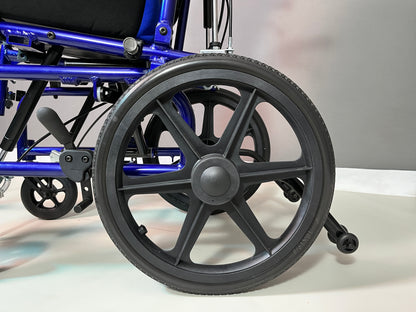 Tilt & Reclining CP Wheelchair Cum Stroller – Blue Flax