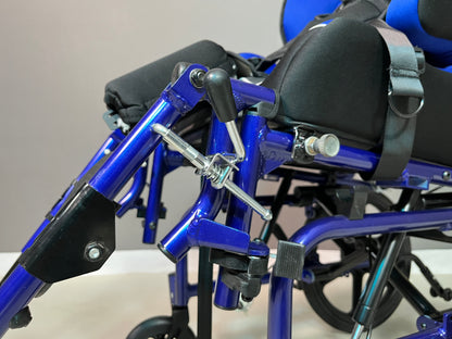 Tilt & Reclining CP Wheelchair Cum Stroller – Blue Flax