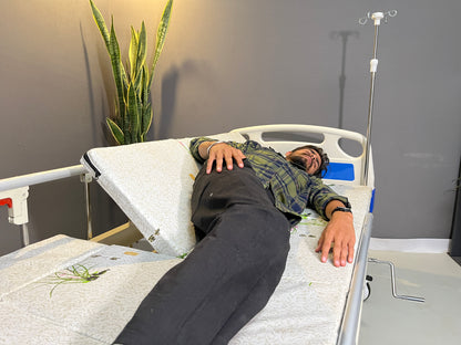 Manual Side Tilting & Chair Position And Commode Bed - ErgoTilt