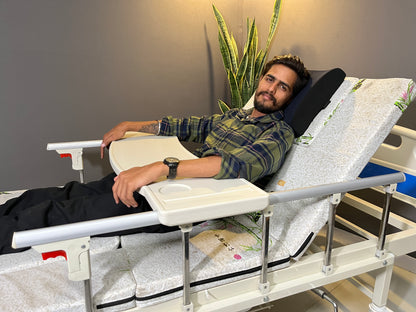 Manual Side Tilting & Chair Position And Commode Bed - ErgoTilt