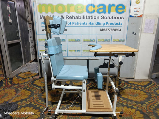 Morecare Electric Seating Cum Standing Frame For Adults with Neck Rest