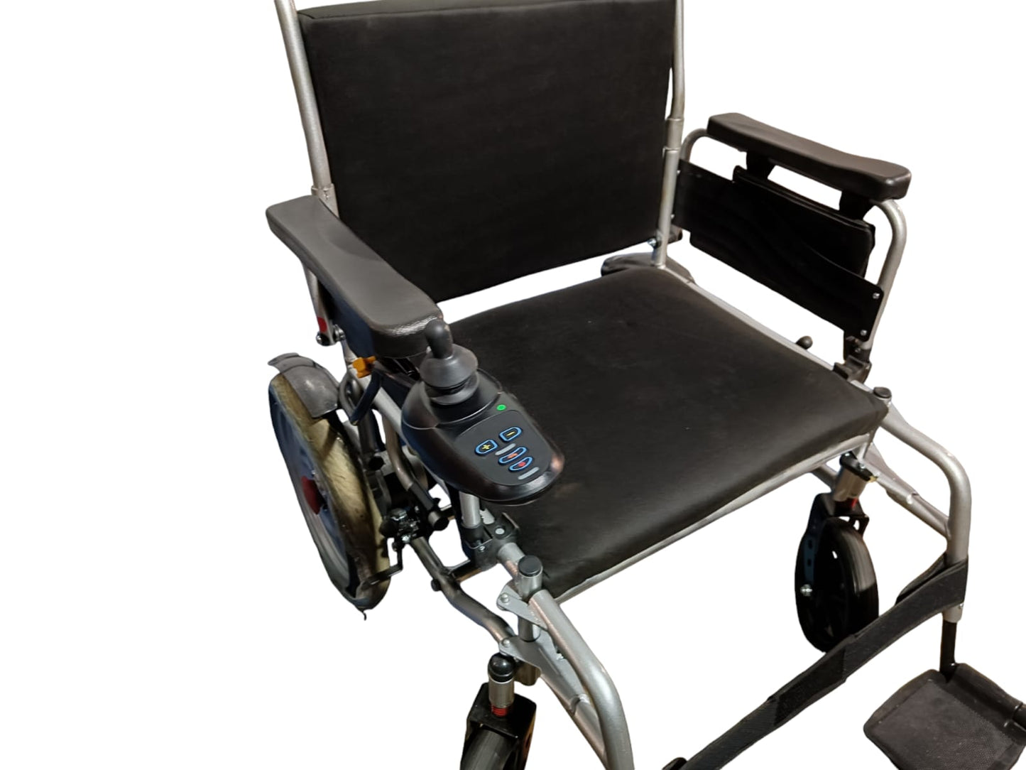 Extra Wide 24 Inch Electric Bariatric Wheelchair - Up to 200 kg Capacity