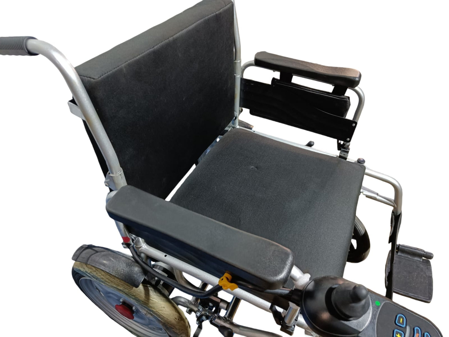 Extra Wide 24 Inch Electric Bariatric Wheelchair - Up to 200 kg Capacity