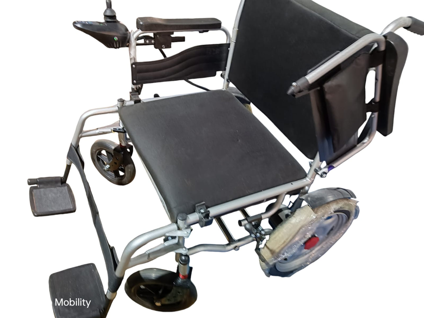 Extra Wide 24 Inch Electric Bariatric Wheelchair - Up to 200 kg Capacity