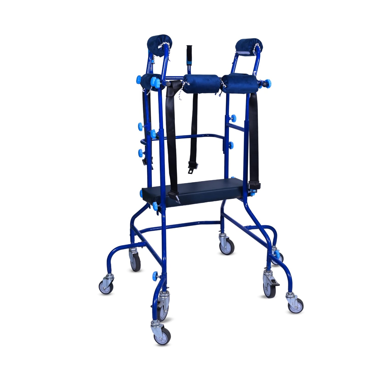 Morecare Multi Function Adult Standing Walker For Gait Rehabilitation With 8 Wheels - Mild Steel