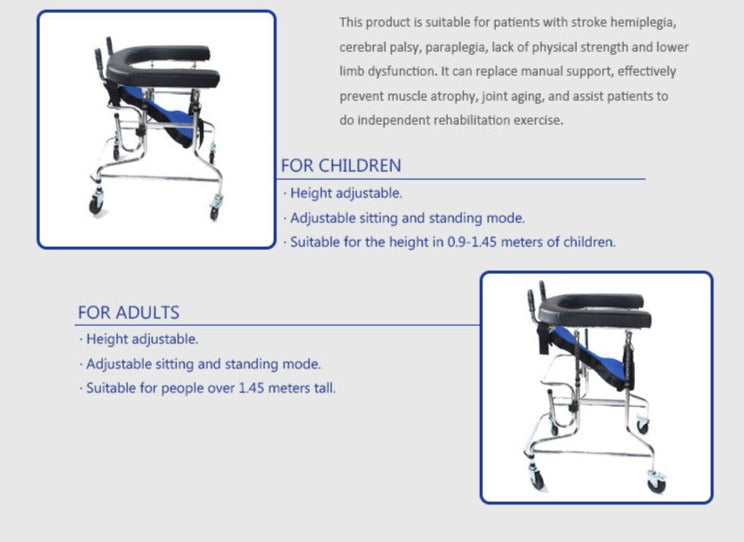 MORECARE CEREBRAL PALSY AXILLARIS WALKING AID HEMIPLEGIA WALKER For Kids from MORECARE MOBILITY & REHABILITATION SOLUTIONS