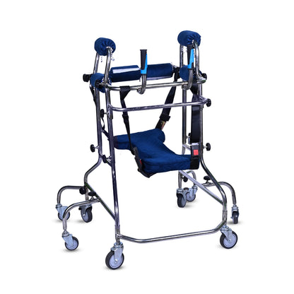 8-Wheel Standing & Gait Training Rehab Walker for Adults – Crab Walker