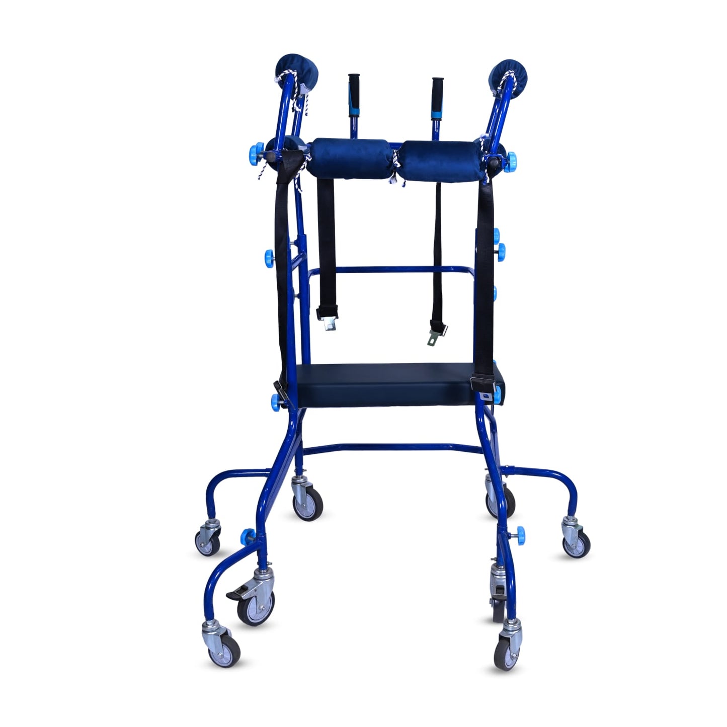 Morecare Multi Function Adult Standing Walker For Gait Rehabilitation With 8 Wheels - Mild Steel