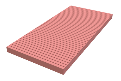 Morecare Premium Hospital Bed Mattress | 4-Inch CNC Cut Foam for Pressure Relief