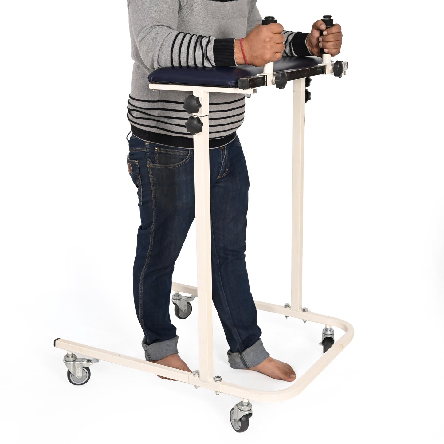 Morecare Height Adjustable Standard Walker with Cerebral Palsy Gait Support