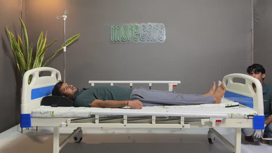 Manual Side Tilting & Chair Position And Commode Bed - ErgoTilt