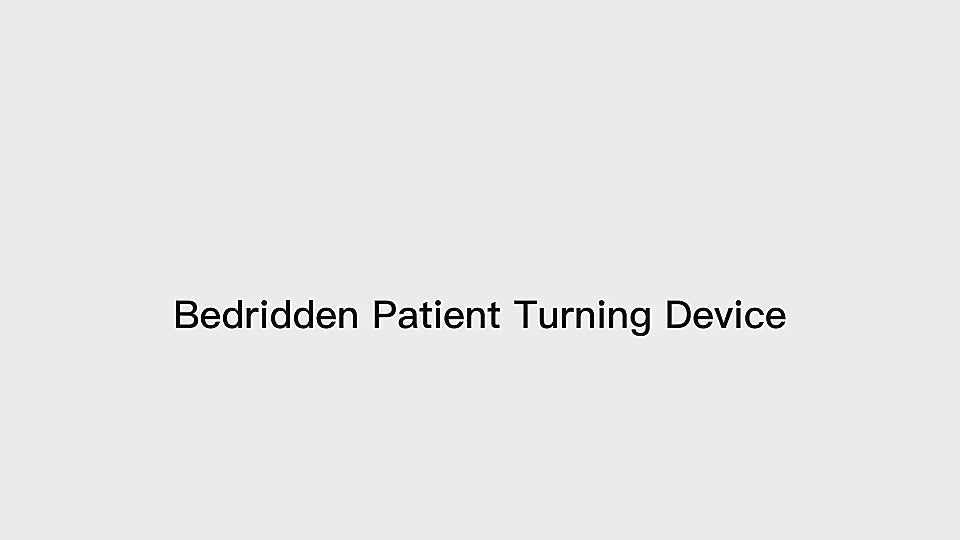 Load video: Morecare Waterproof Patient Turning Device for Comfortable Diaper Changes