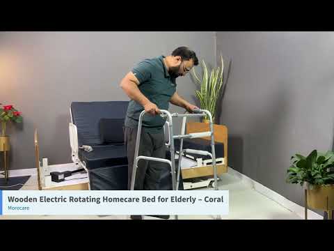Wooden Electric Rotating Homecare Bed for Elderly – Coral