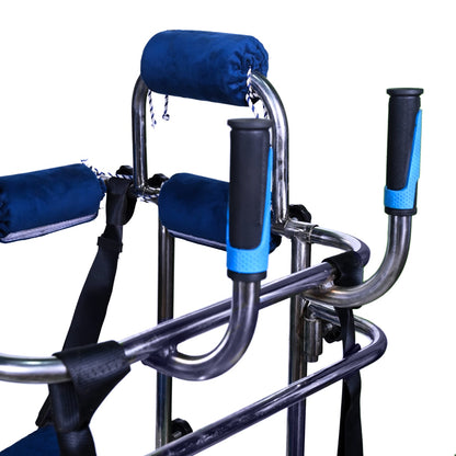 8-Wheel Standing & Gait Training Rehab Walker for Adults – Crab Walker