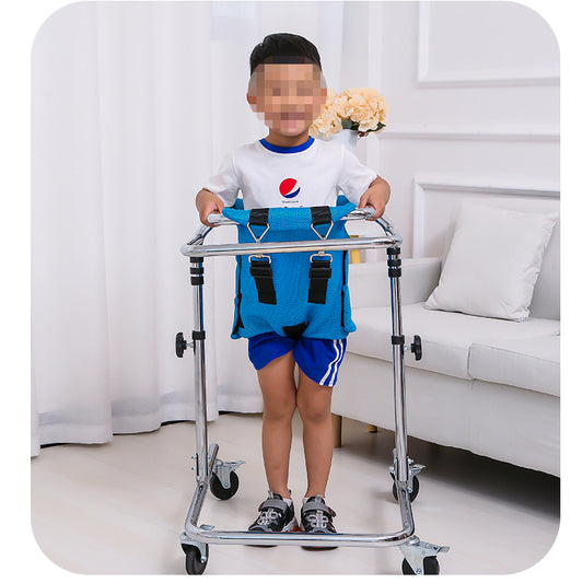 Height Adjustable Standing Frame Anti Rollover Kids SS Walker from MORECARE MOBILITY & REHABILITATION SOLUTIONS