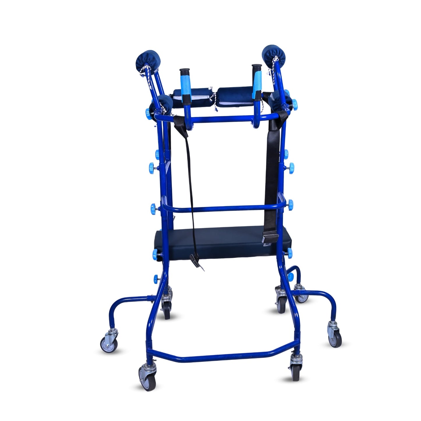 Morecare Multi Function Adult Standing Walker For Gait Rehabilitation With 8 Wheels - Mild Steel