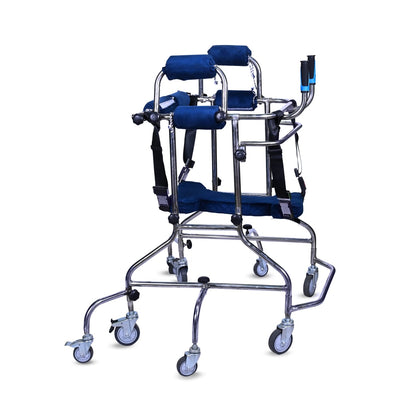 8-Wheel Standing & Gait Training Rehab Walker for Adults – Crab Walker