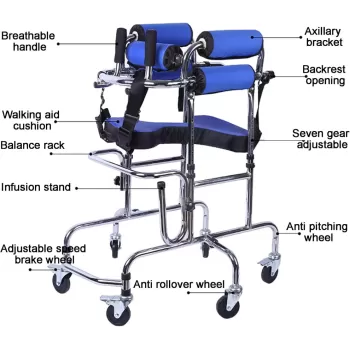 Morecare Balancemate - Anti Rollover 6 Wheels CP Walker for Kids (Walking & Standing) Morecare Balancemate - Anti Rollover 6 Wheels CP Walker for Kids (Walking & Standing)