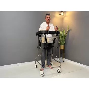 Morecare Hemiplegia Walker | Adult Gait Trainer for Stroke Recovery - Lotus Morecare Hemiplegia Walker | Adult Gait Trainer for Stroke Recovery - Lotus