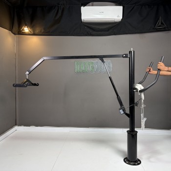 Morecare AquaMax - Electric Pool Hoist For Rehab - 360° Rotating, Wheelchair Support, Mild Steel Construction