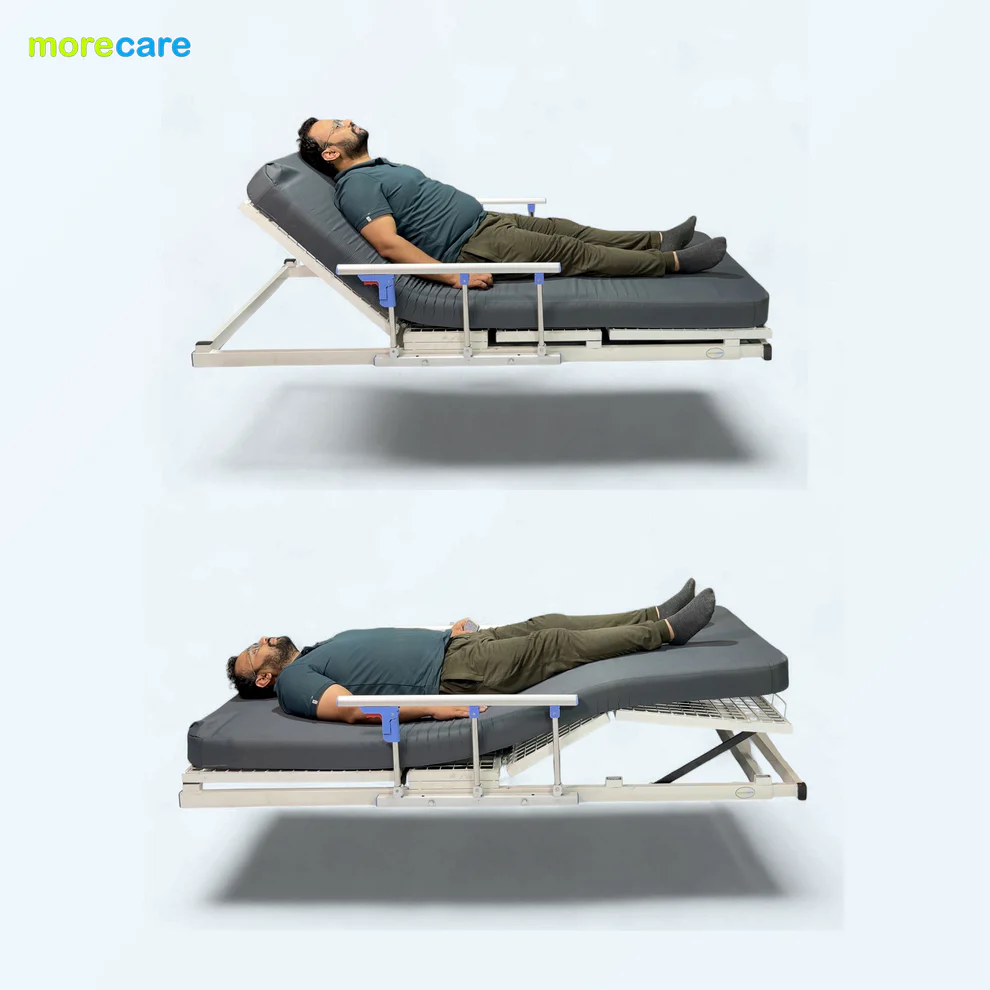 Morecare Bedmate - Motorized Reclining Back & Knee Rest Support Beds