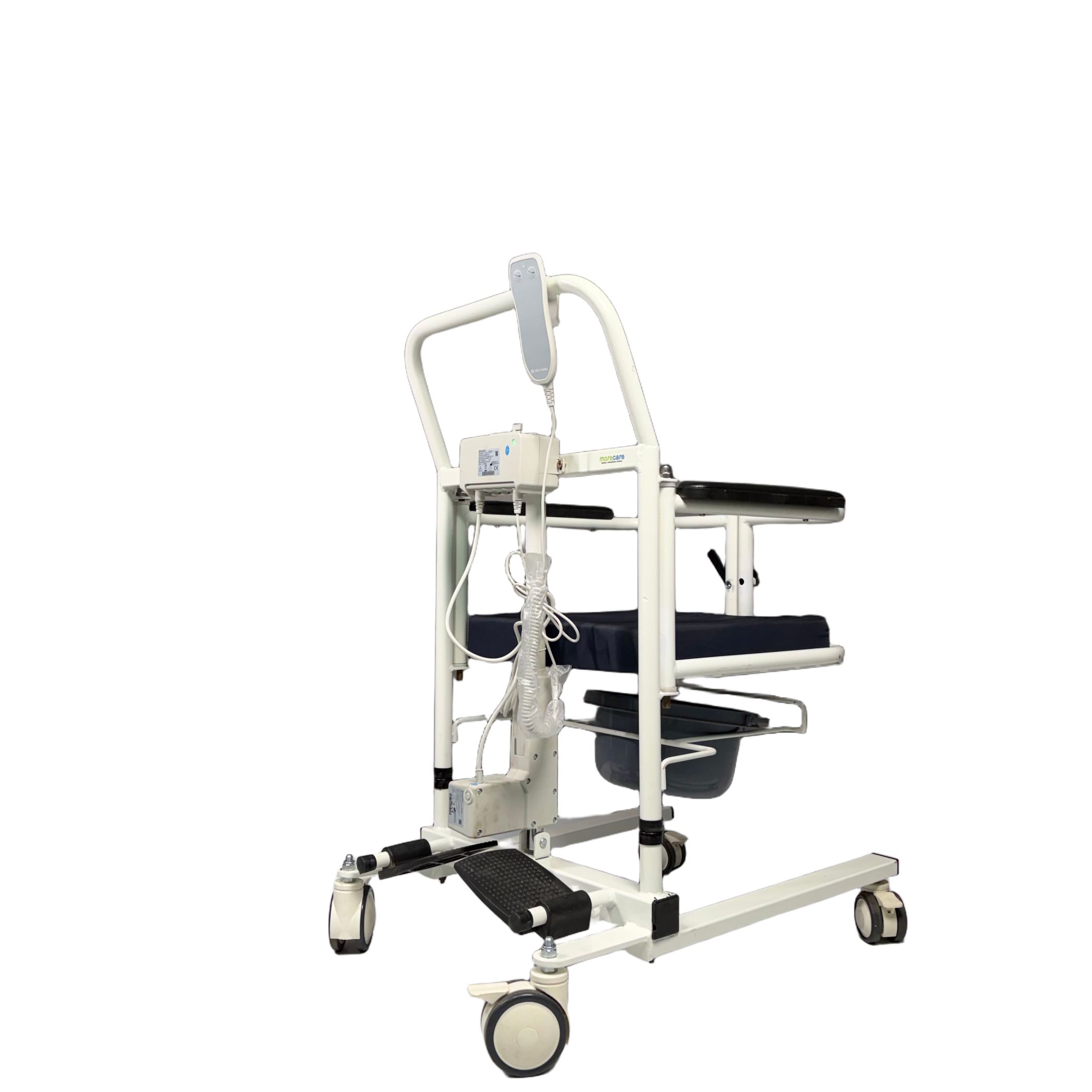 Morecare Glide Electric Transfer Chair | 4-in-1 Patient Lift & Commode