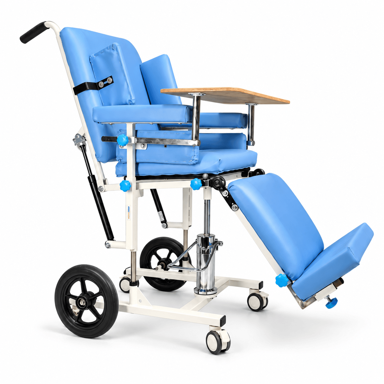 Morecare CareShift - Hydraulic Height-Adjustable Reclining Wheelchair & Bed