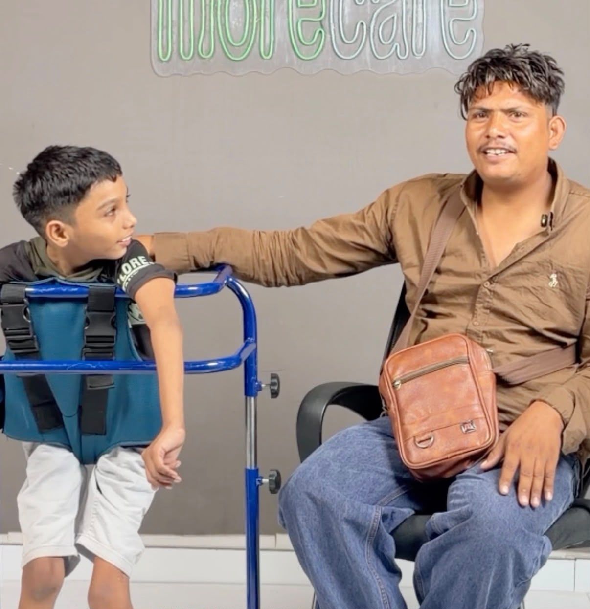 A Journey from Jodhpur for His Child: Rameel's Experience with Morecare's Tulip Walker